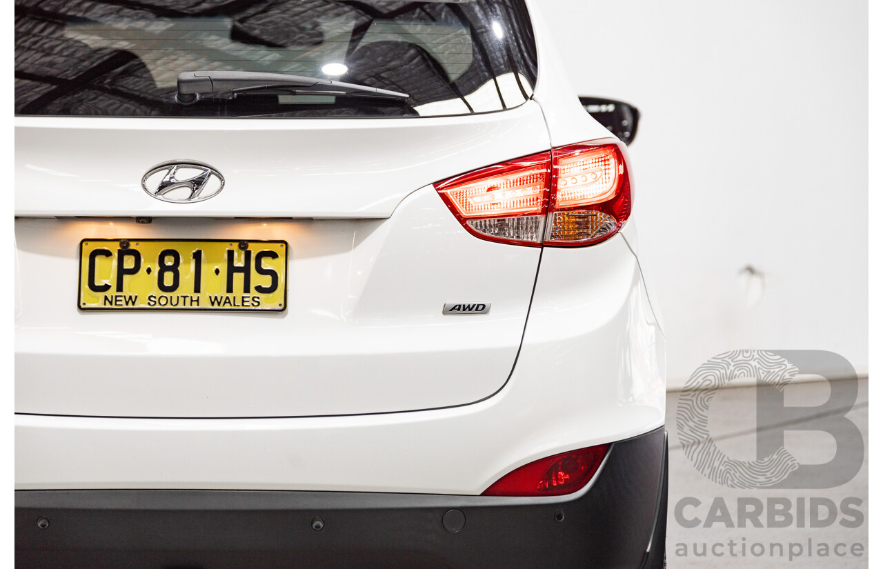 11/2014 Hyundai IX35 Highlander (AWD) LM SERIES II 4D Wagon White Turbo Diesel 2.0L
