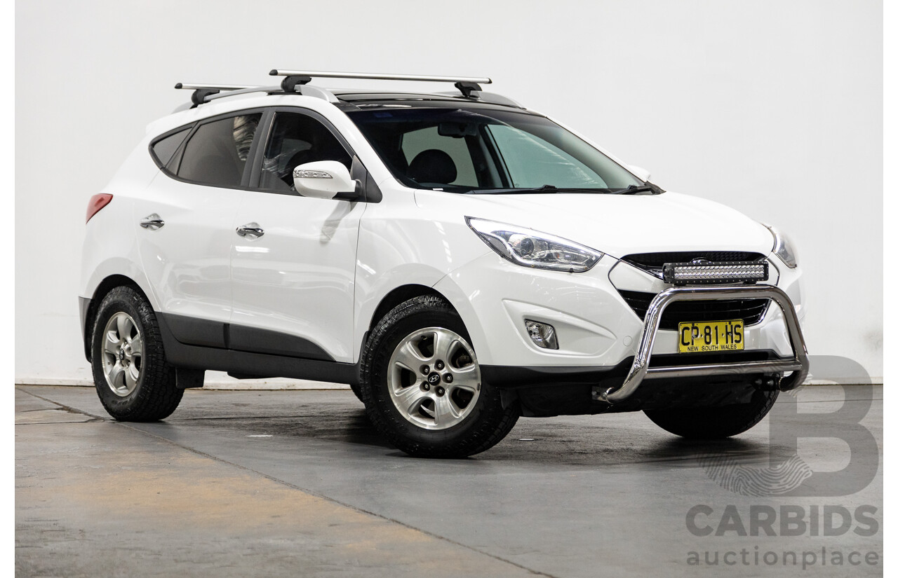 11/2014 Hyundai IX35 Highlander (AWD) LM SERIES II 4D Wagon White Turbo Diesel 2.0L