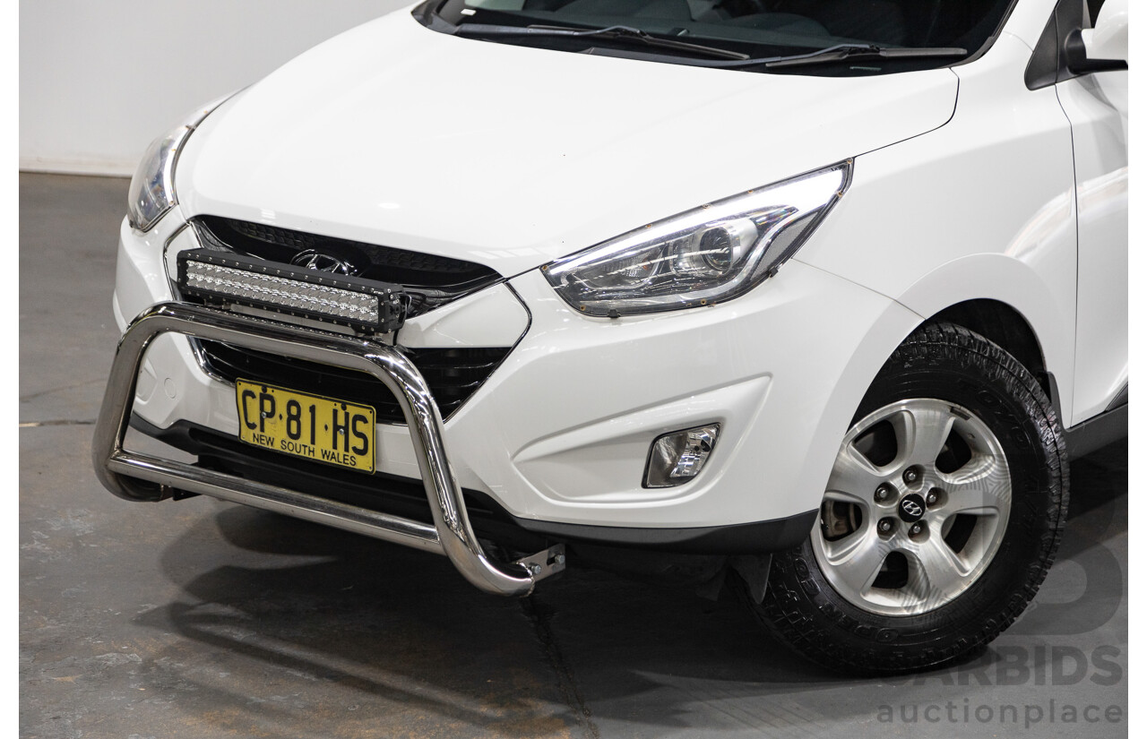 11/2014 Hyundai IX35 Highlander (AWD) LM SERIES II 4D Wagon White Turbo Diesel 2.0L