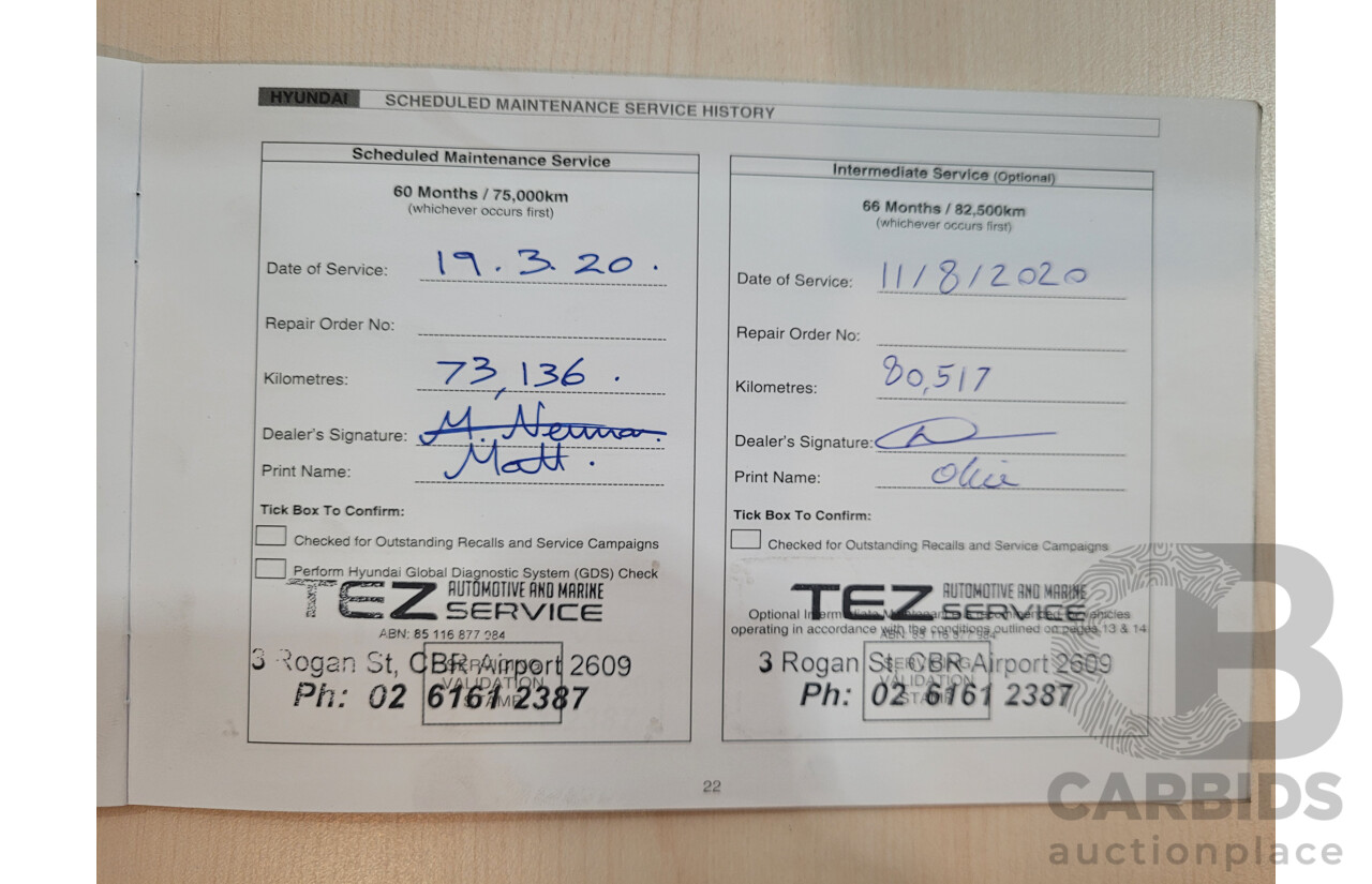 11/2014 Hyundai IX35 Highlander (AWD) LM SERIES II 4D Wagon White Turbo Diesel 2.0L