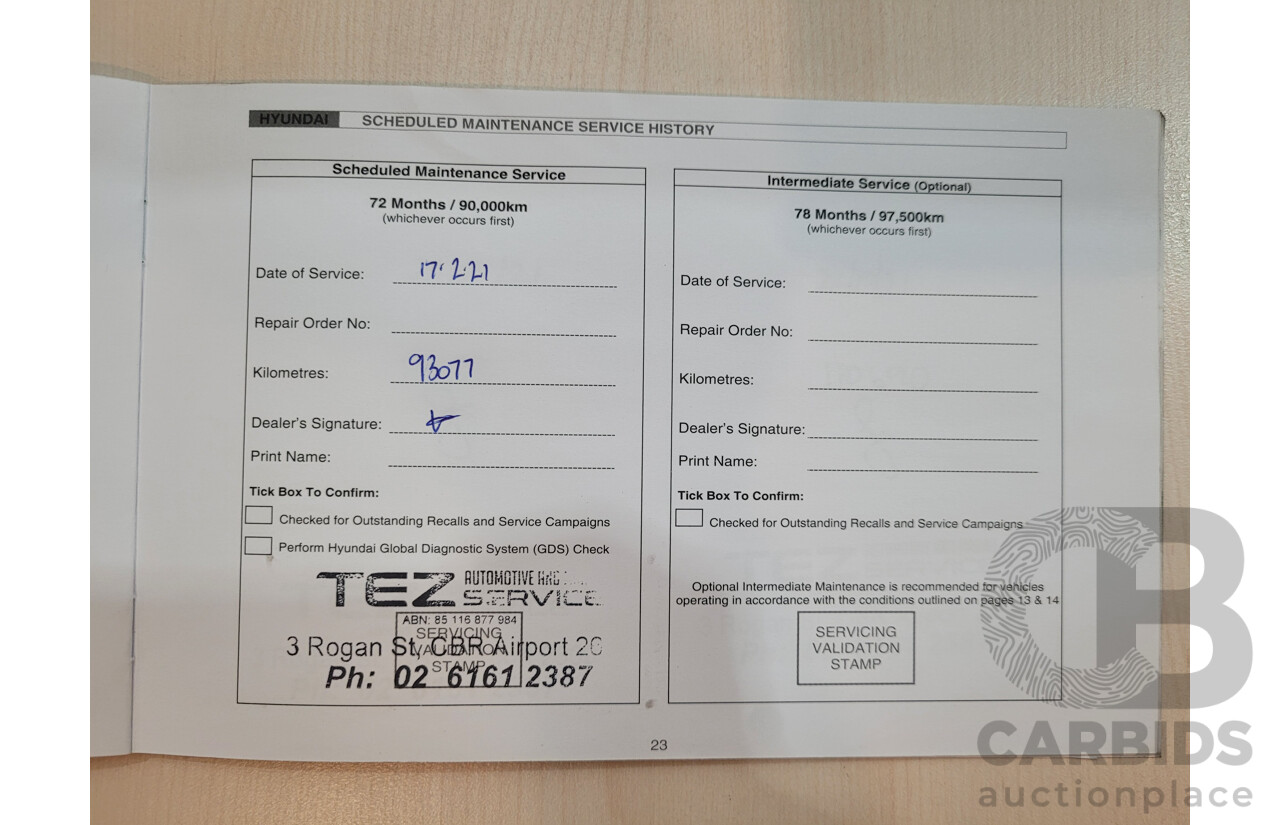 11/2014 Hyundai IX35 Highlander (AWD) LM SERIES II 4D Wagon White Turbo Diesel 2.0L