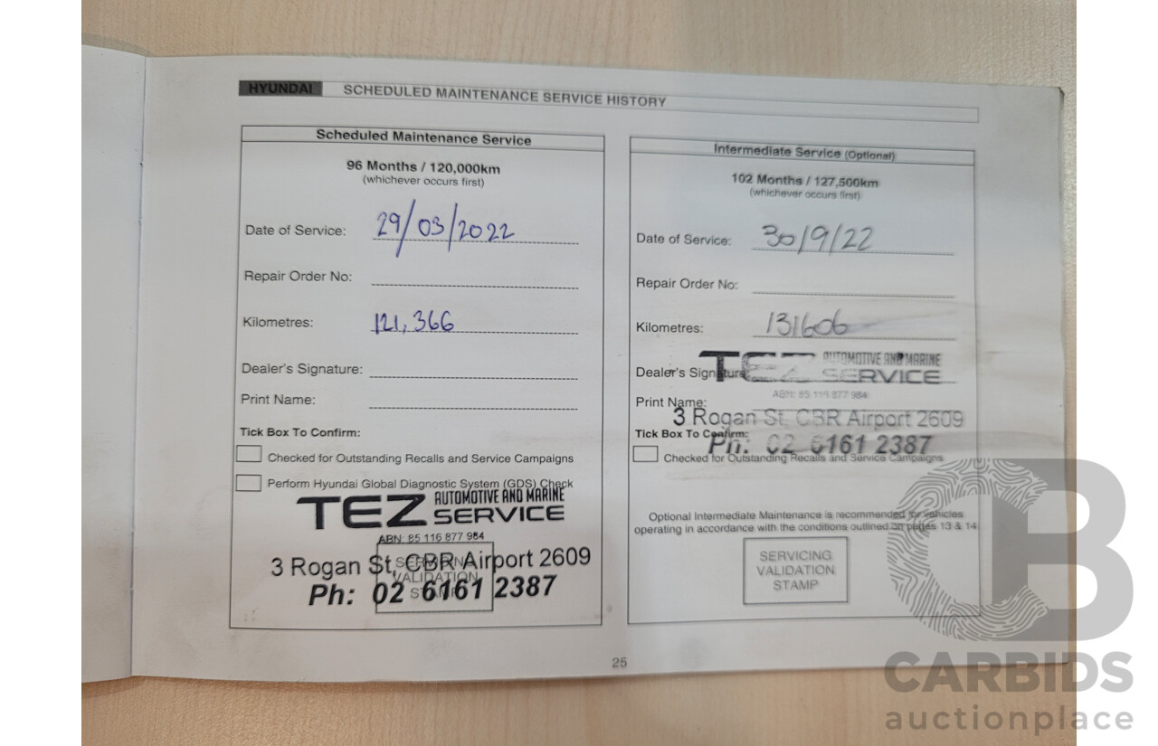 11/2014 Hyundai IX35 Highlander (AWD) LM SERIES II 4D Wagon White Turbo Diesel 2.0L
