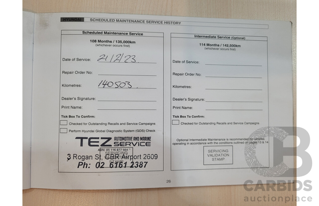 11/2014 Hyundai IX35 Highlander (AWD) LM SERIES II 4D Wagon White Turbo Diesel 2.0L