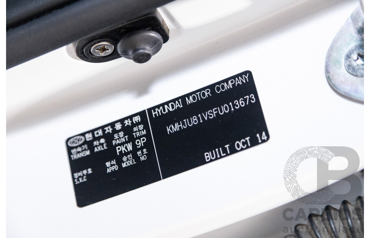 11/2014 Hyundai IX35 Highlander (AWD) LM SERIES II 4D Wagon White Turbo Diesel 2.0L