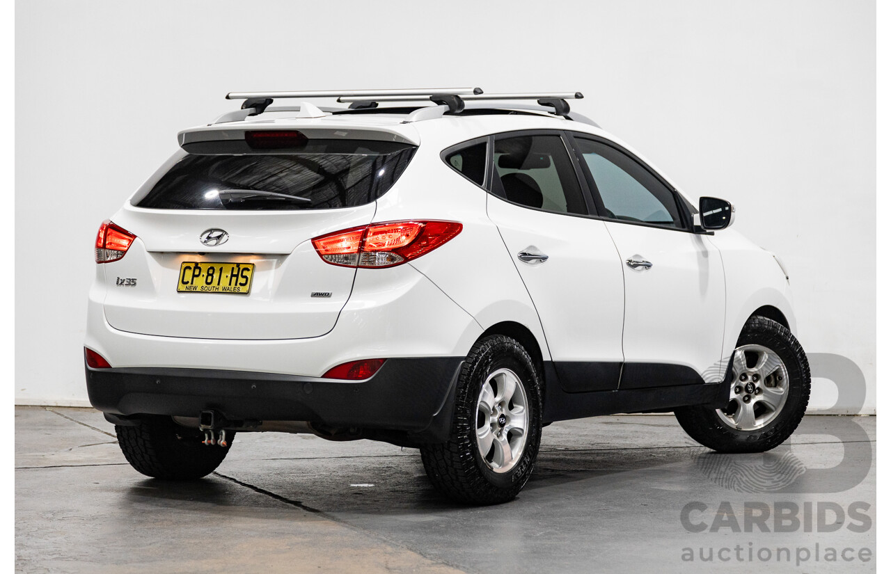 11/2014 Hyundai IX35 Highlander (AWD) LM SERIES II 4D Wagon White Turbo Diesel 2.0L