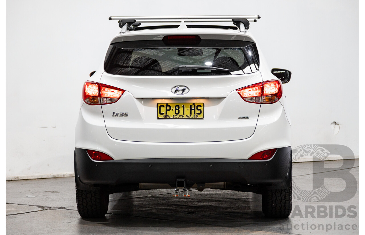 11/2014 Hyundai IX35 Highlander (AWD) LM SERIES II 4D Wagon White Turbo Diesel 2.0L