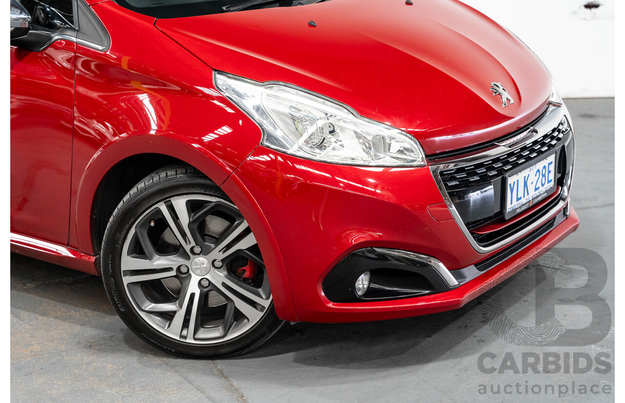 12/2015 Peugeot 208 GTi FWD 3D Hatchback Ruby Red Metallic Turbo 1.6L