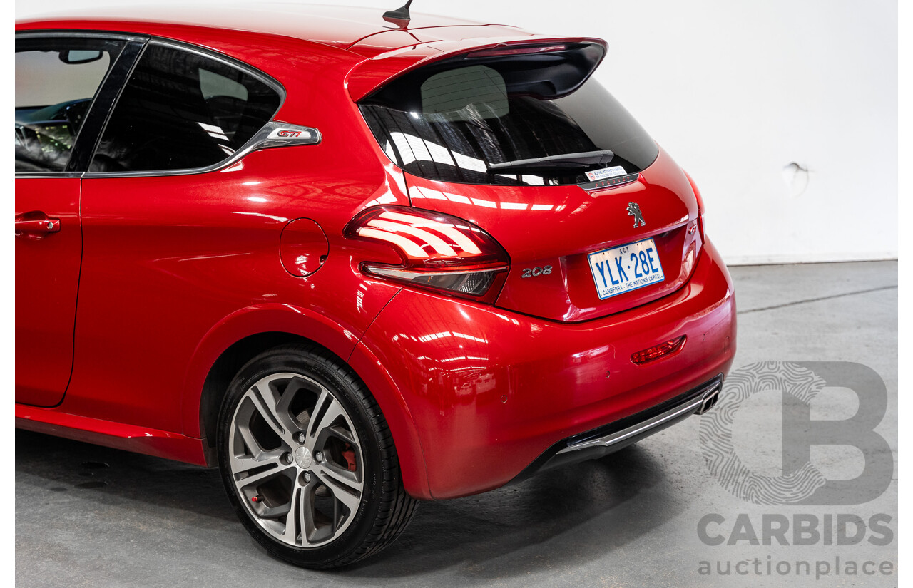 12/2015 Peugeot 208 GTi FWD 3D Hatchback Ruby Red Metallic Turbo 1.6L