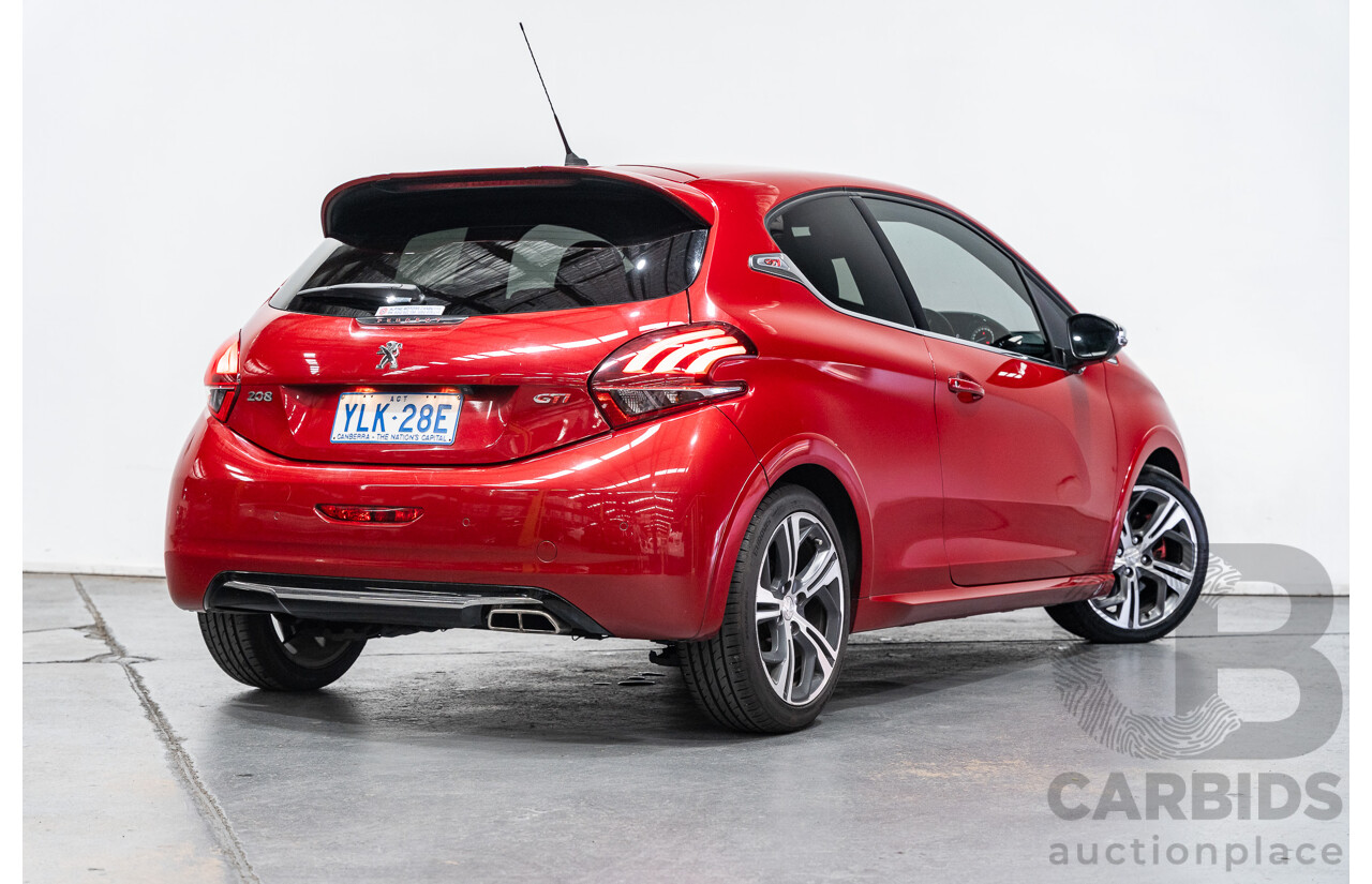 12/2015 Peugeot 208 GTi FWD 3D Hatchback Ruby Red Metallic Turbo 1.6L