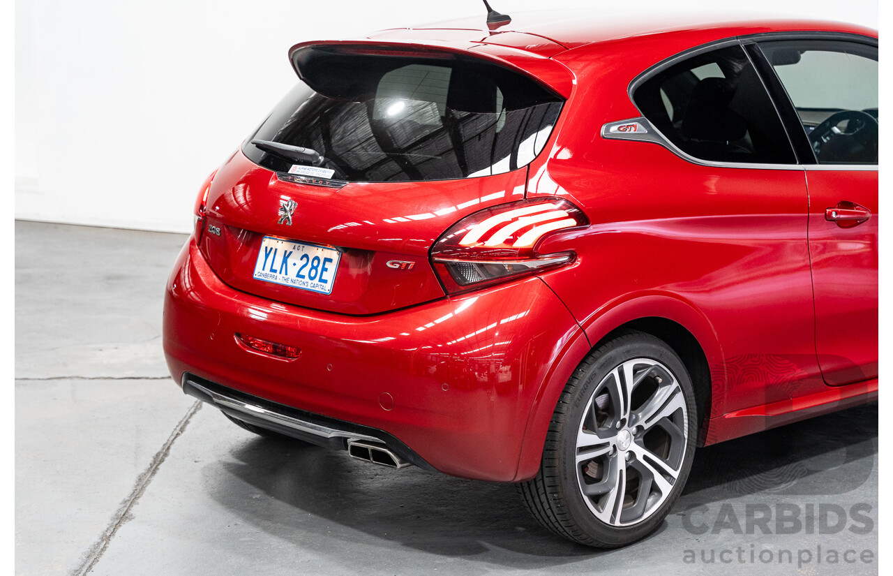 12/2015 Peugeot 208 GTi FWD 3D Hatchback Ruby Red Metallic Turbo 1.6L