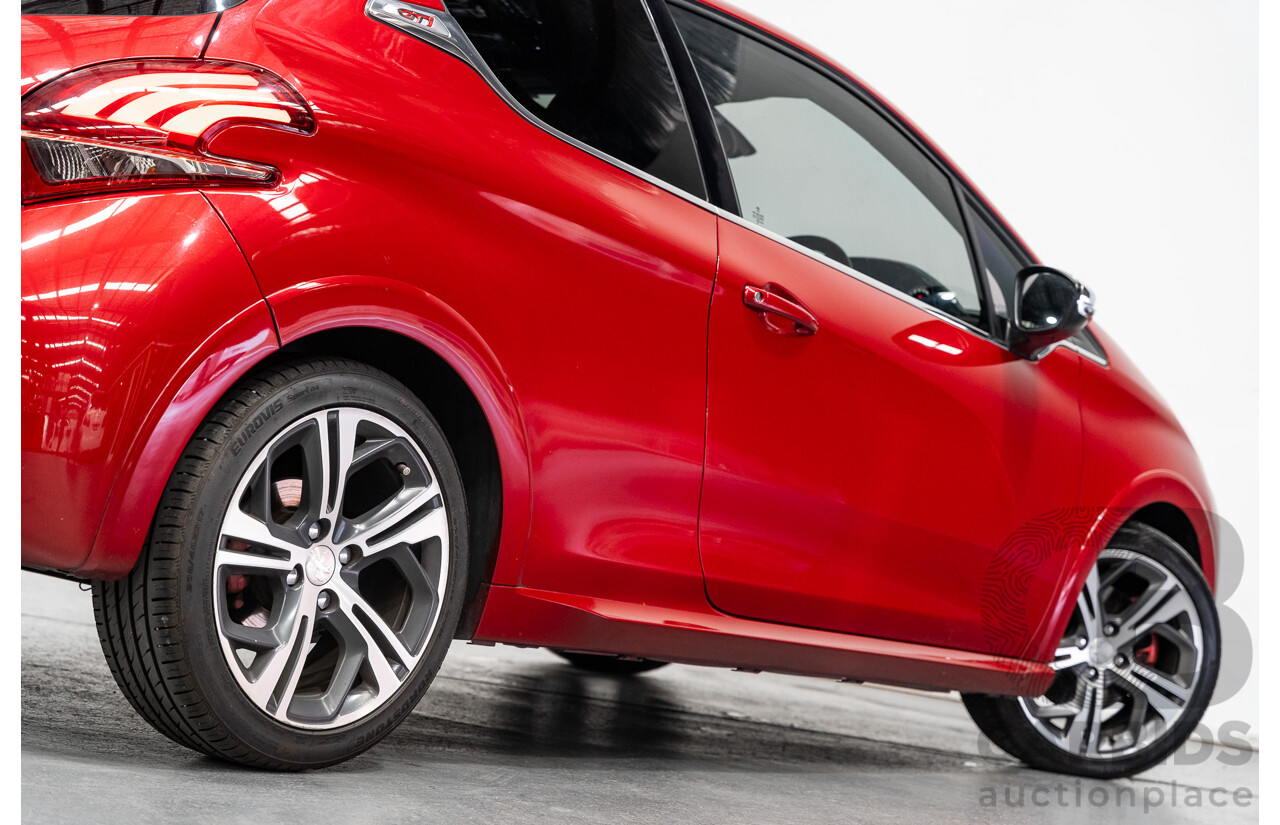 12/2015 Peugeot 208 GTi FWD 3D Hatchback Ruby Red Metallic Turbo 1.6L