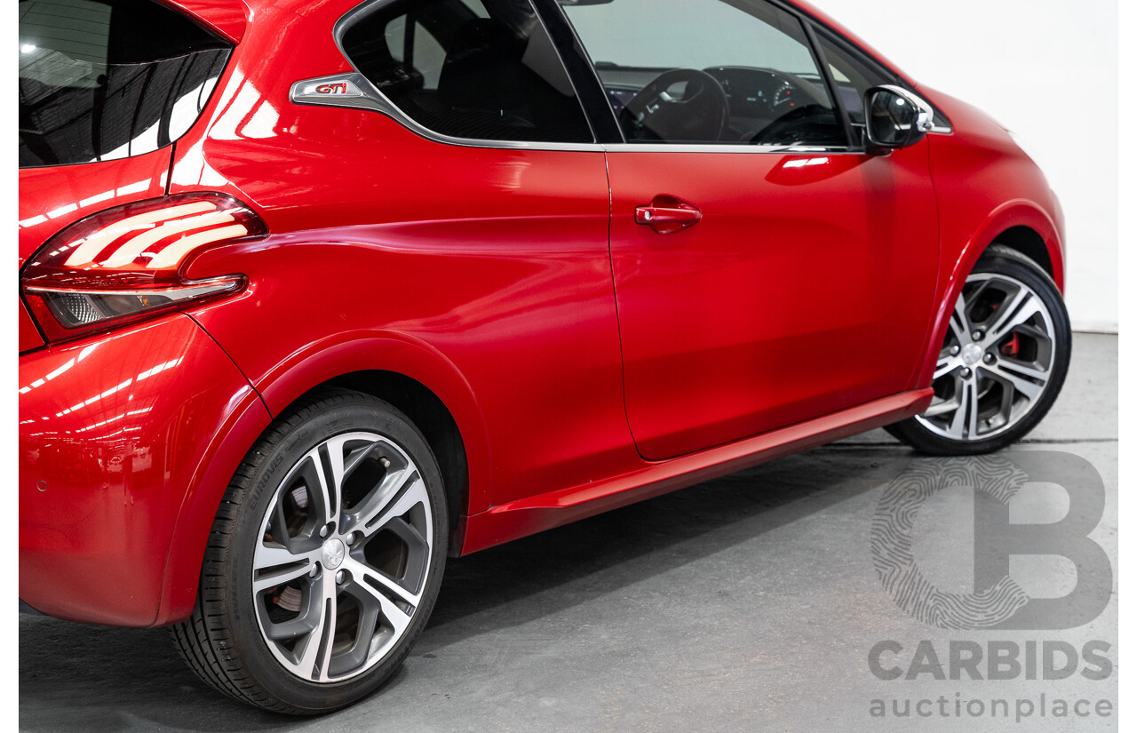 12/2015 Peugeot 208 GTi FWD 3D Hatchback Ruby Red Metallic Turbo 1.6L