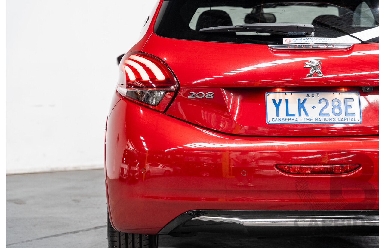 12/2015 Peugeot 208 GTi FWD 3D Hatchback Ruby Red Metallic Turbo 1.6L
