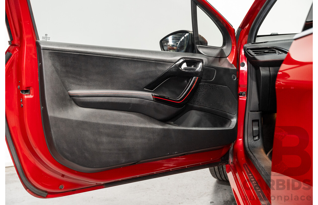 12/2015 Peugeot 208 GTi FWD 3D Hatchback Ruby Red Metallic Turbo 1.6L