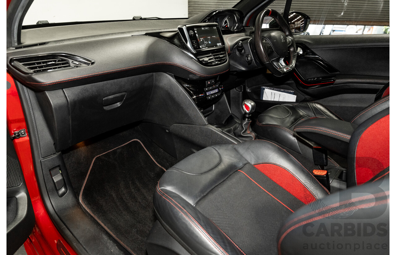 12/2015 Peugeot 208 GTi FWD 3D Hatchback Ruby Red Metallic Turbo 1.6L