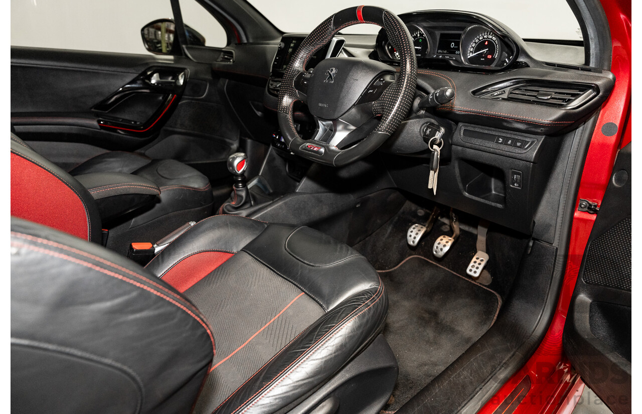 12/2015 Peugeot 208 GTi FWD 3D Hatchback Ruby Red Metallic Turbo 1.6L