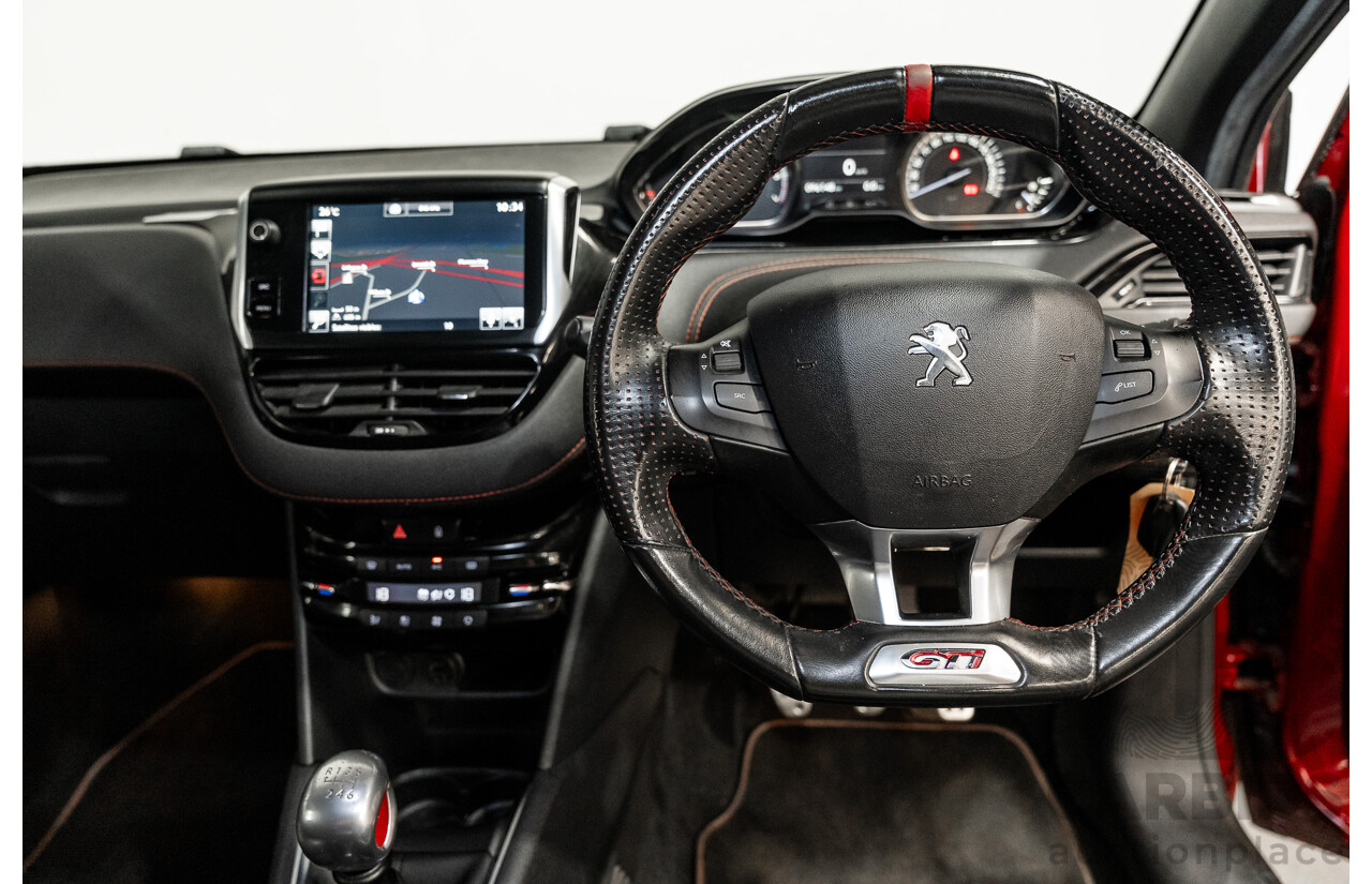 12/2015 Peugeot 208 GTi FWD 3D Hatchback Ruby Red Metallic Turbo 1.6L