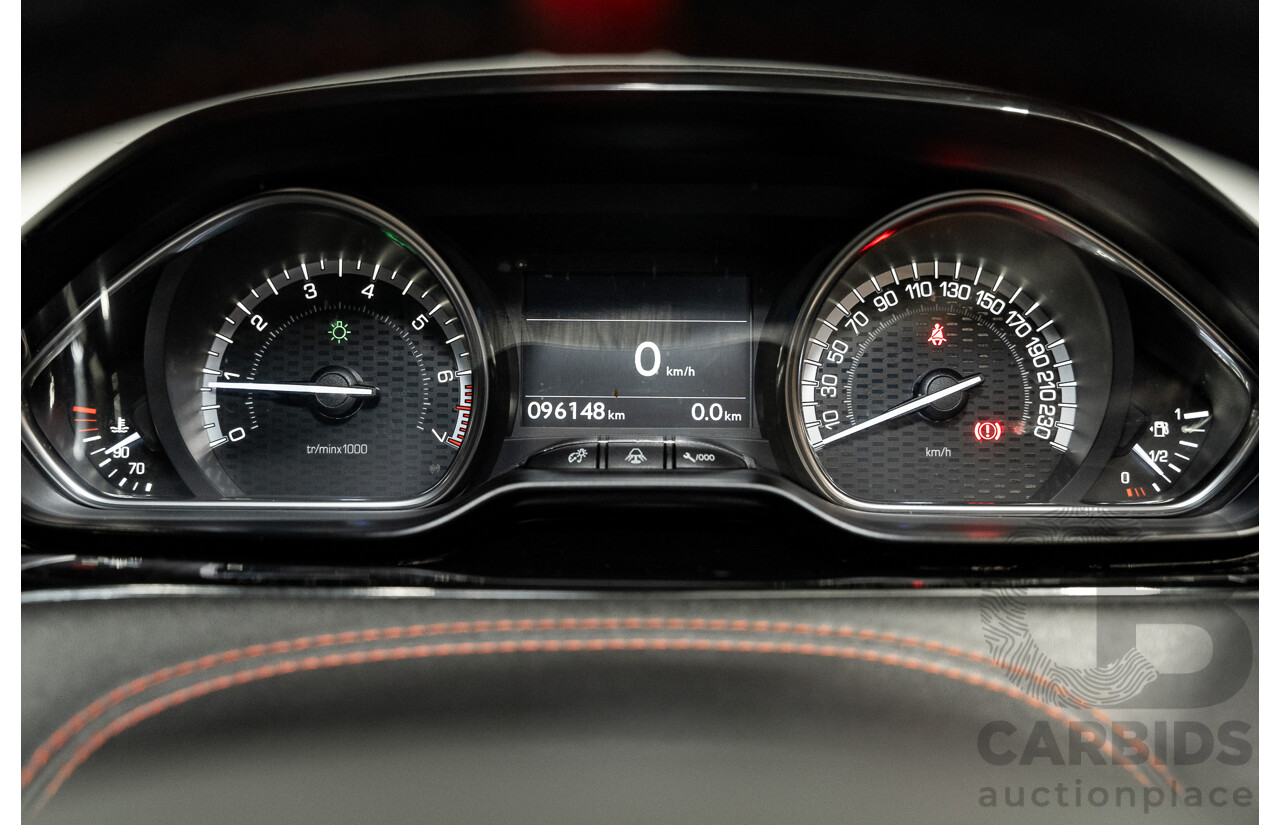 12/2015 Peugeot 208 GTi FWD 3D Hatchback Ruby Red Metallic Turbo 1.6L