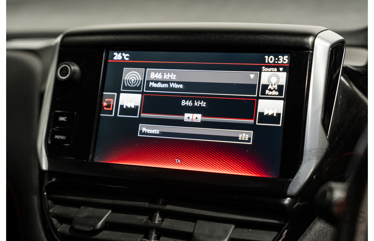 12/2015 Peugeot 208 GTi FWD 3D Hatchback Ruby Red Metallic Turbo 1.6L