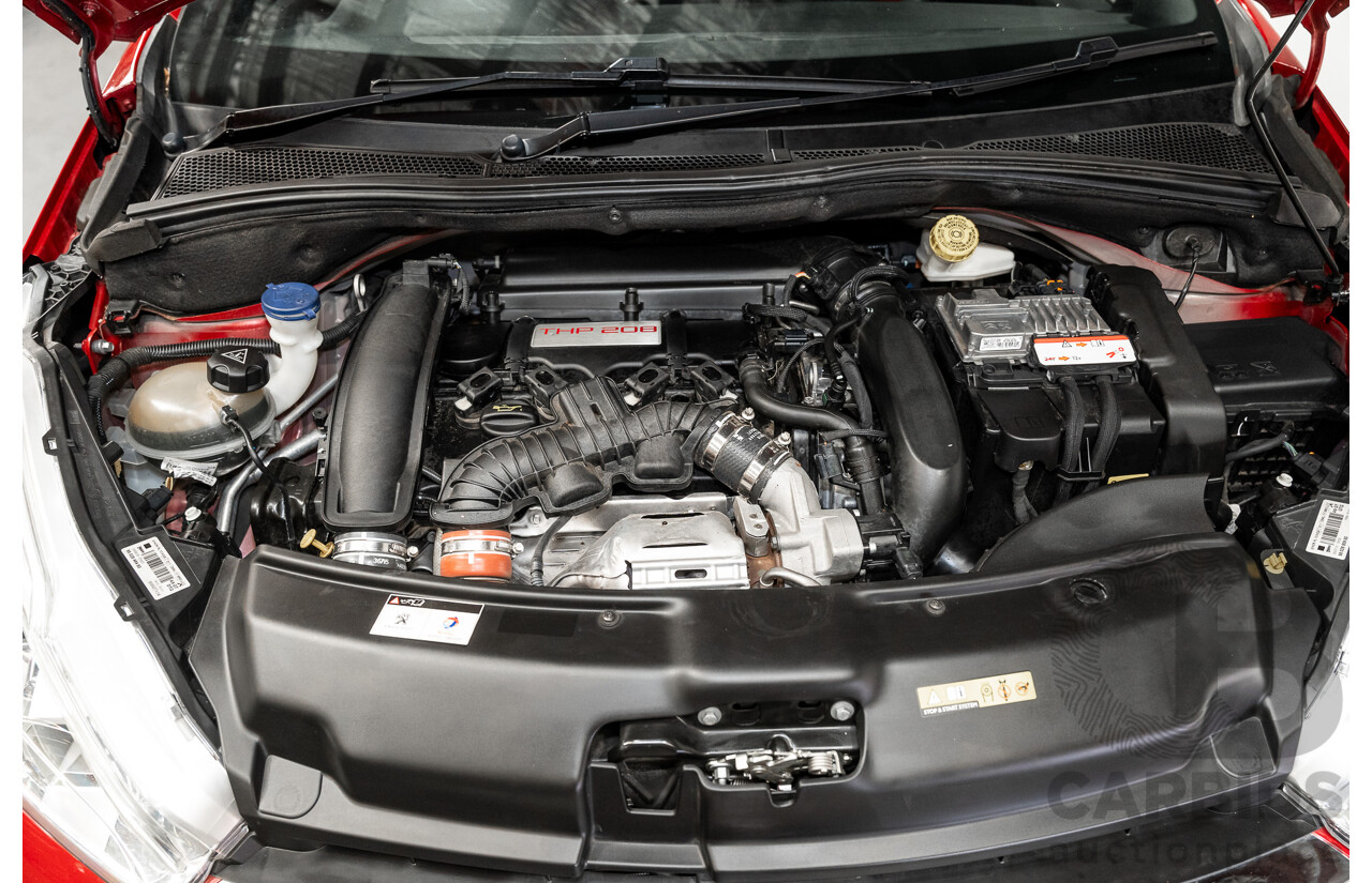 12/2015 Peugeot 208 GTi FWD 3D Hatchback Ruby Red Metallic Turbo 1.6L