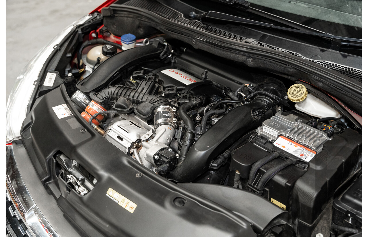 12/2015 Peugeot 208 GTi FWD 3D Hatchback Ruby Red Metallic Turbo 1.6L