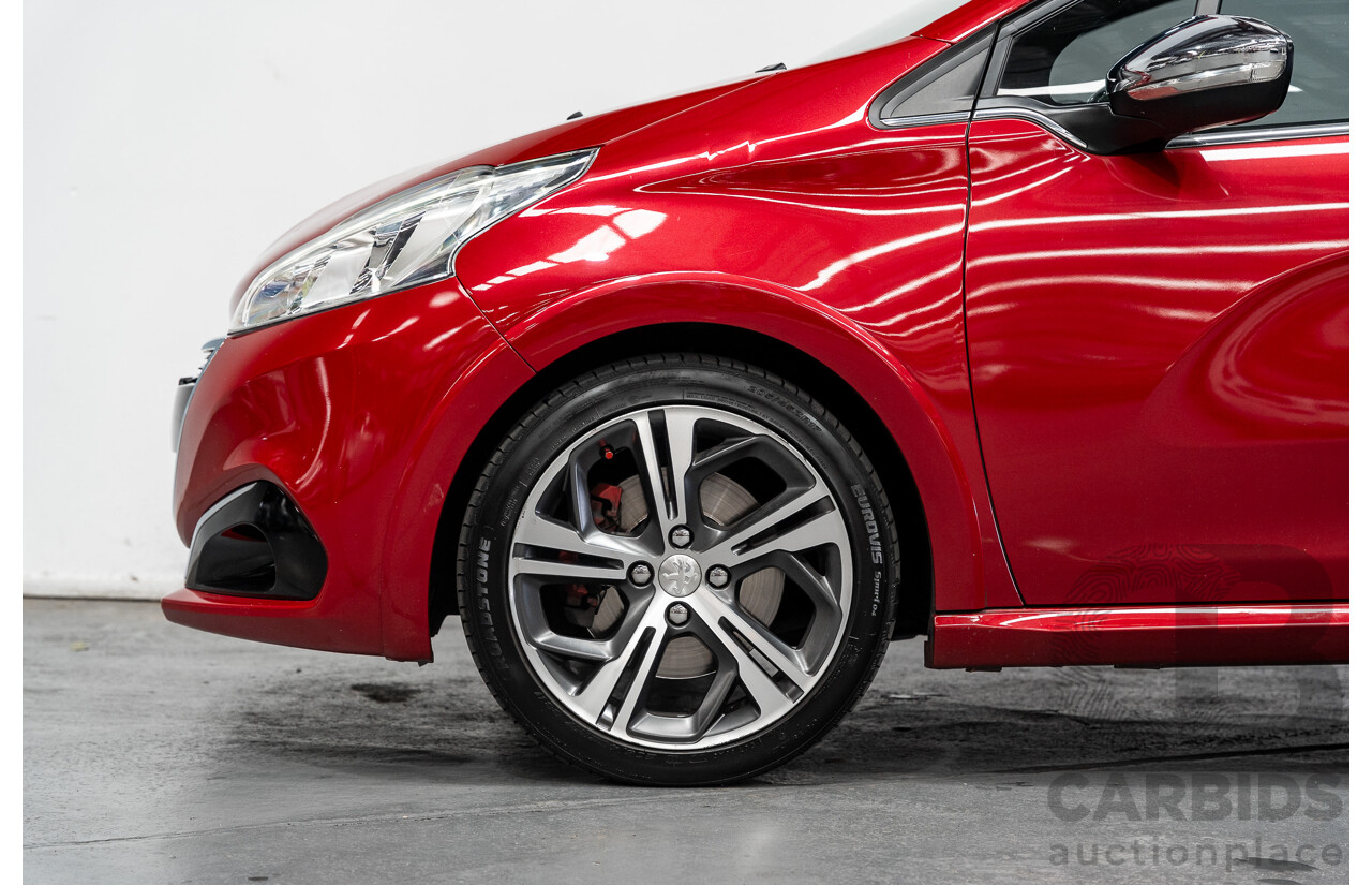 12/2015 Peugeot 208 GTi FWD 3D Hatchback Ruby Red Metallic Turbo 1.6L