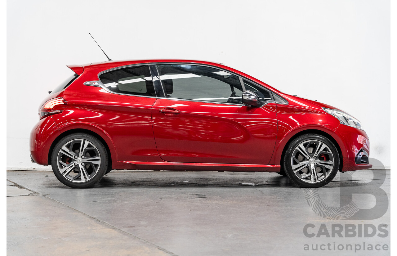 12/2015 Peugeot 208 GTi FWD 3D Hatchback Ruby Red Metallic Turbo 1.6L