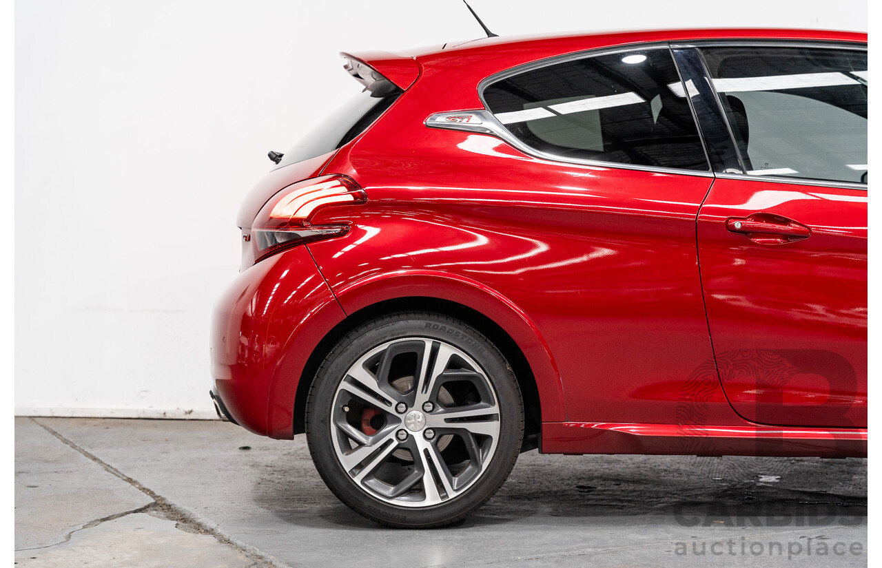 12/2015 Peugeot 208 GTi FWD 3D Hatchback Ruby Red Metallic Turbo 1.6L
