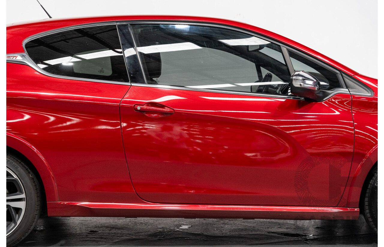 12/2015 Peugeot 208 GTi FWD 3D Hatchback Ruby Red Metallic Turbo 1.6L