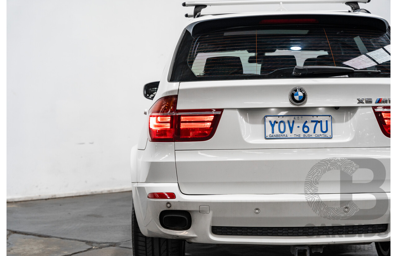 04/2013 BMW X5 M50d 4x4 E70 MY12 Upgrade 4D Wagon Alpine White Triple Turbo Diesel 3.0L