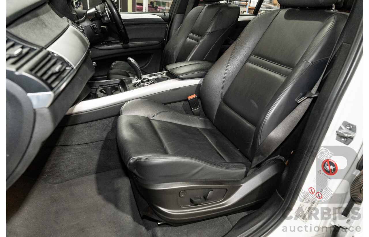 04/2013 BMW X5 M50d 4x4 E70 MY12 Upgrade 4D Wagon Alpine White Triple Turbo Diesel 3.0L