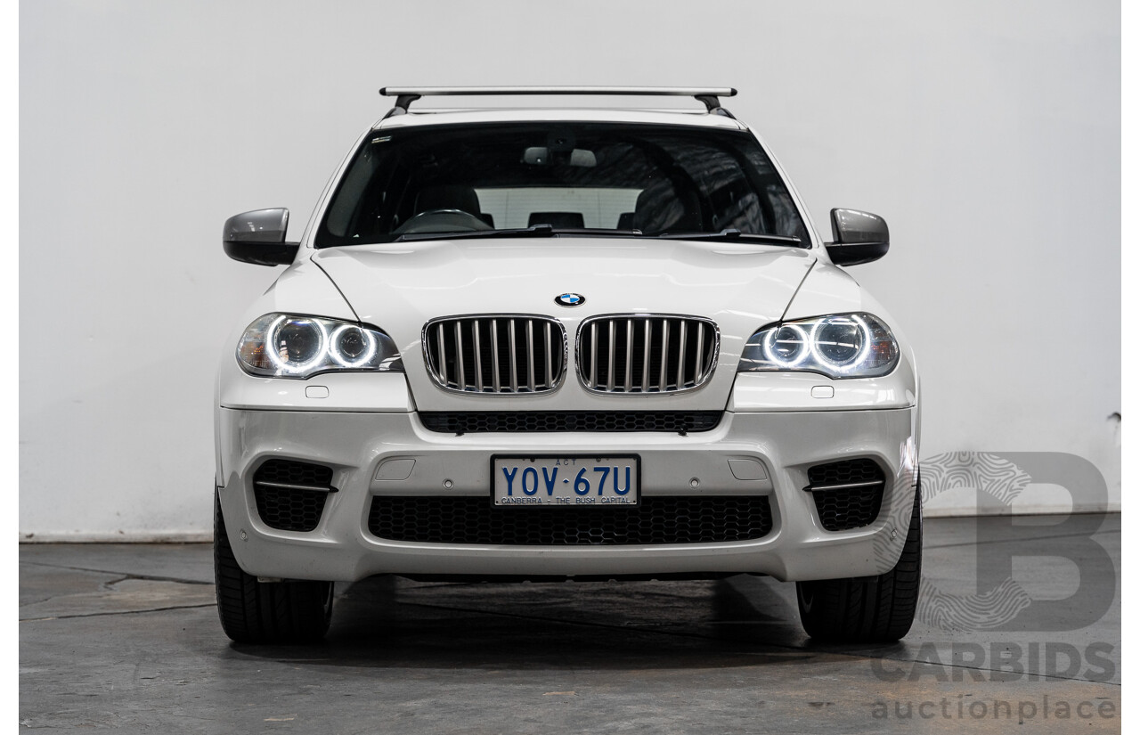 04/2013 BMW X5 M50d 4x4 E70 MY12 Upgrade 4D Wagon Alpine White Triple Turbo Diesel 3.0L