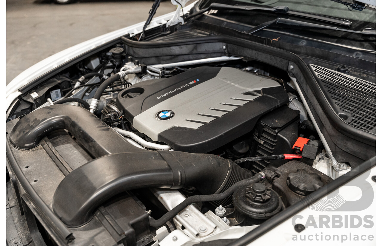 04/2013 BMW X5 M50d 4x4 E70 MY12 Upgrade 4D Wagon Alpine White Triple Turbo Diesel 3.0L