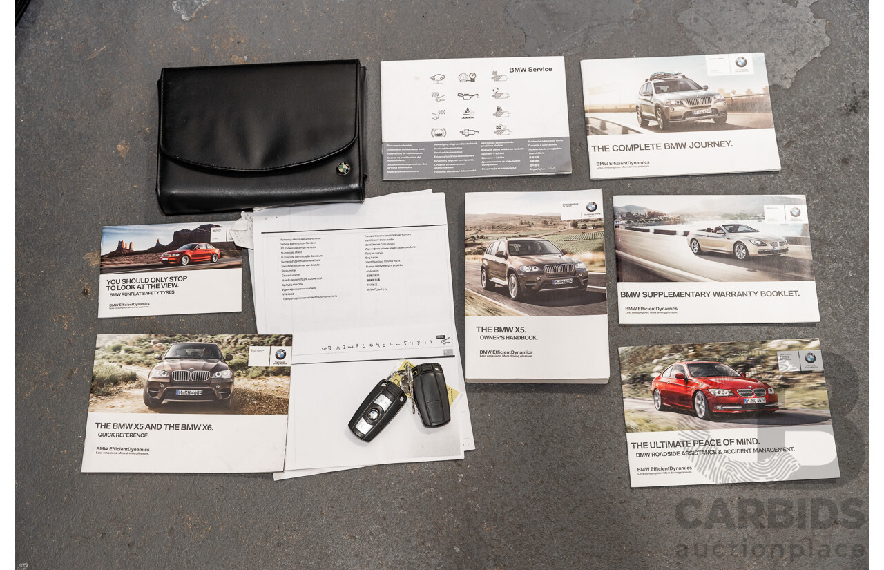 04/2013 BMW X5 M50d 4x4 E70 MY12 Upgrade 4D Wagon Alpine White Triple Turbo Diesel 3.0L