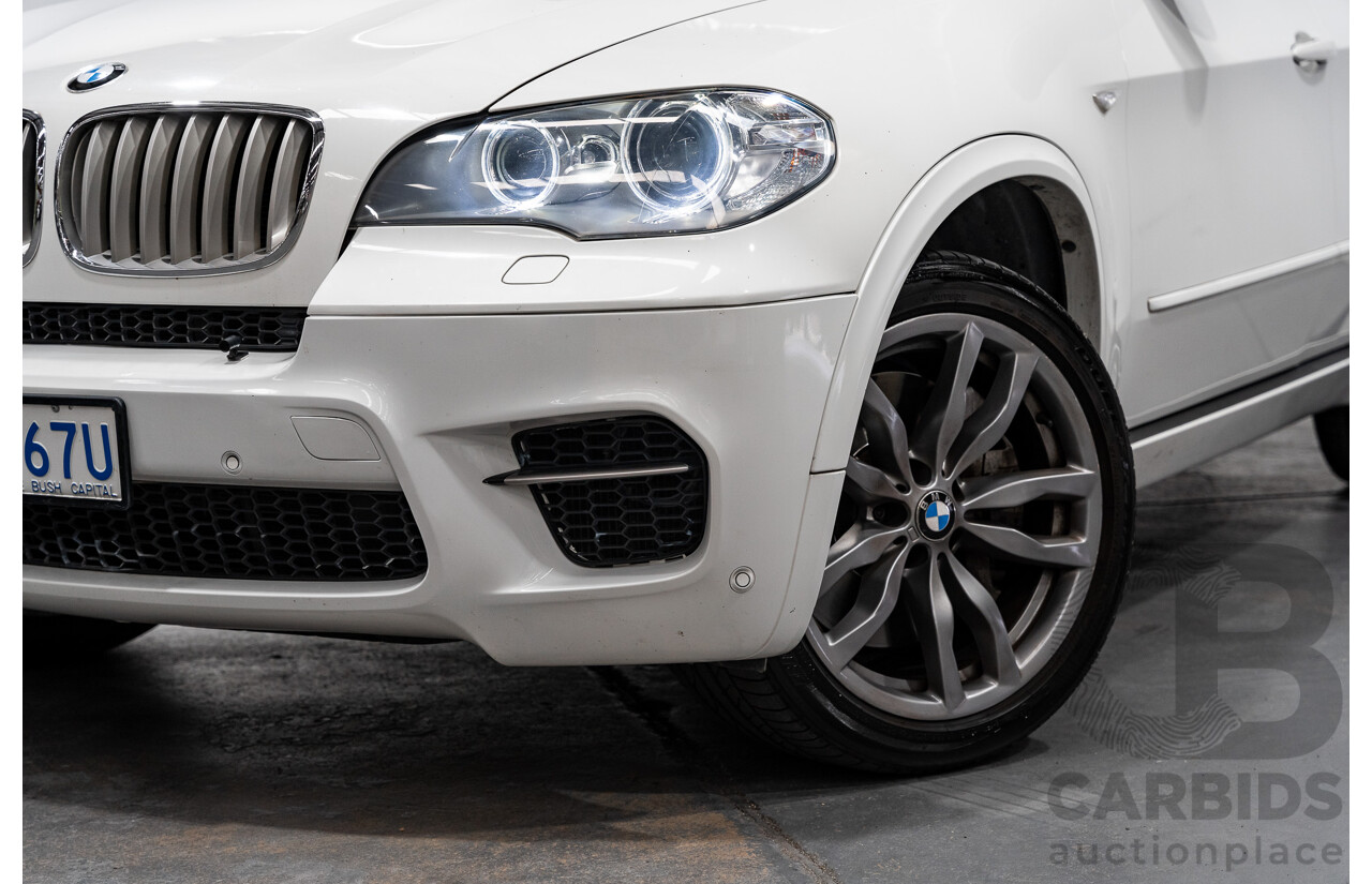 04/2013 BMW X5 M50d 4x4 E70 MY12 Upgrade 4D Wagon Alpine White Triple Turbo Diesel 3.0L