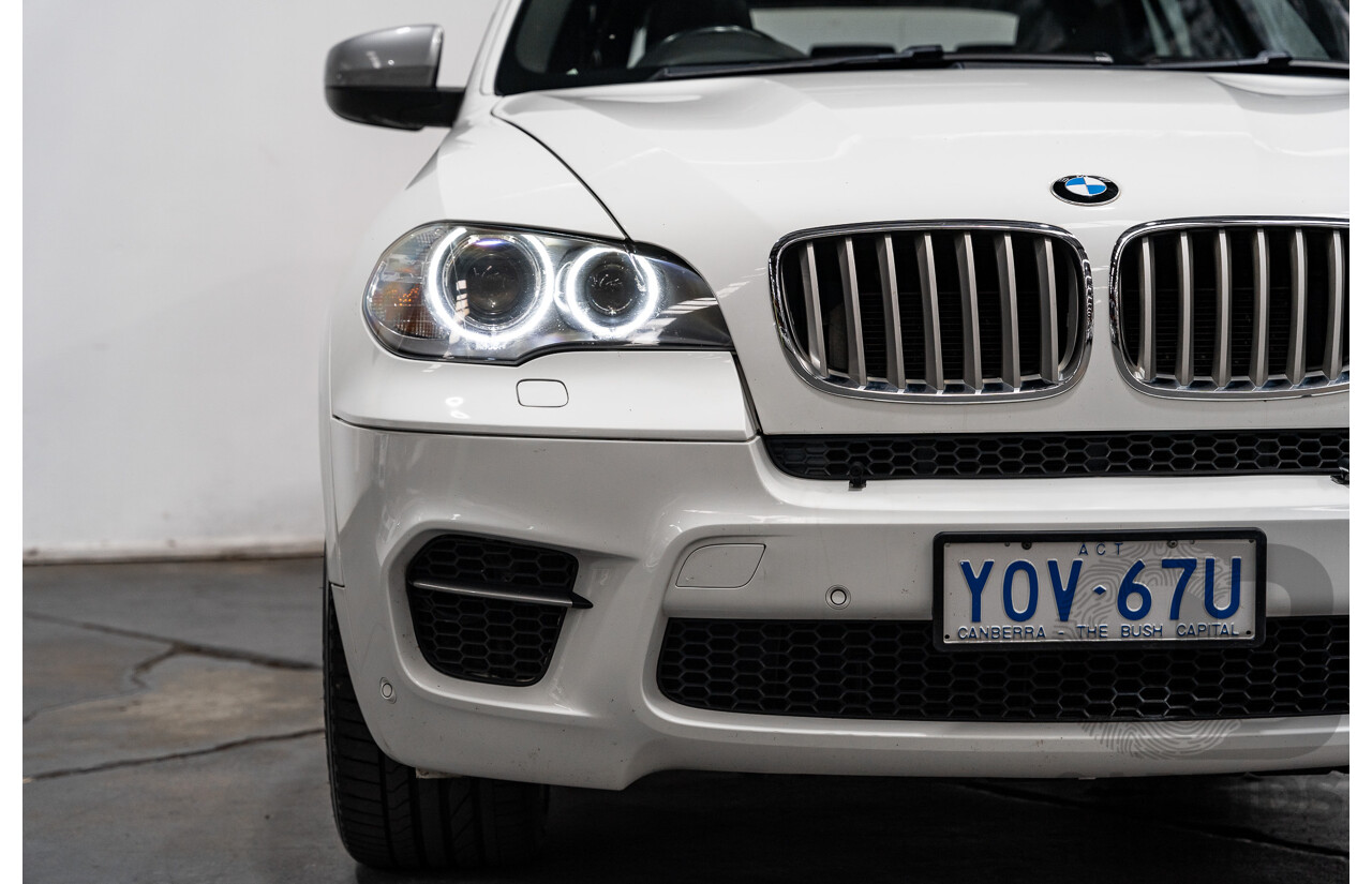 04/2013 BMW X5 M50d 4x4 E70 MY12 Upgrade 4D Wagon Alpine White Triple Turbo Diesel 3.0L