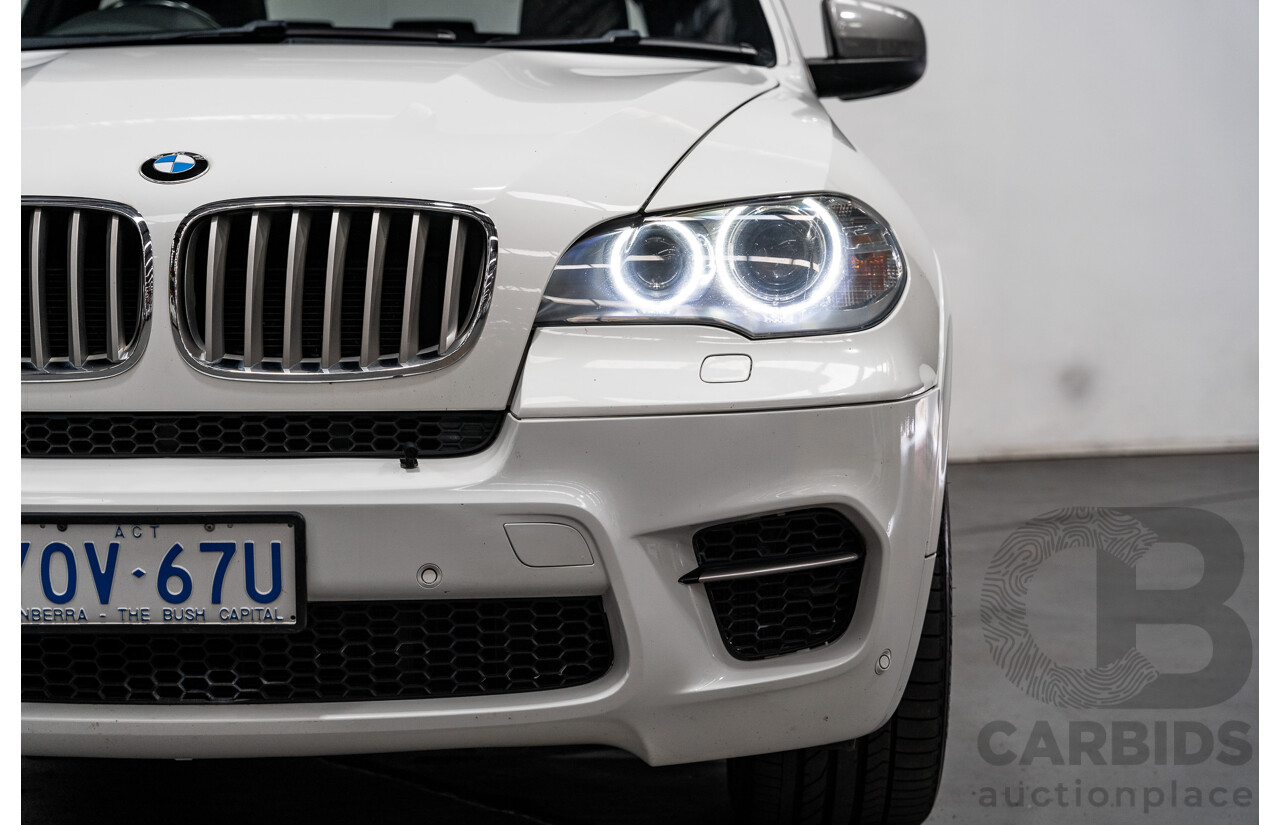 04/2013 BMW X5 M50d 4x4 E70 MY12 Upgrade 4D Wagon Alpine White Triple Turbo Diesel 3.0L