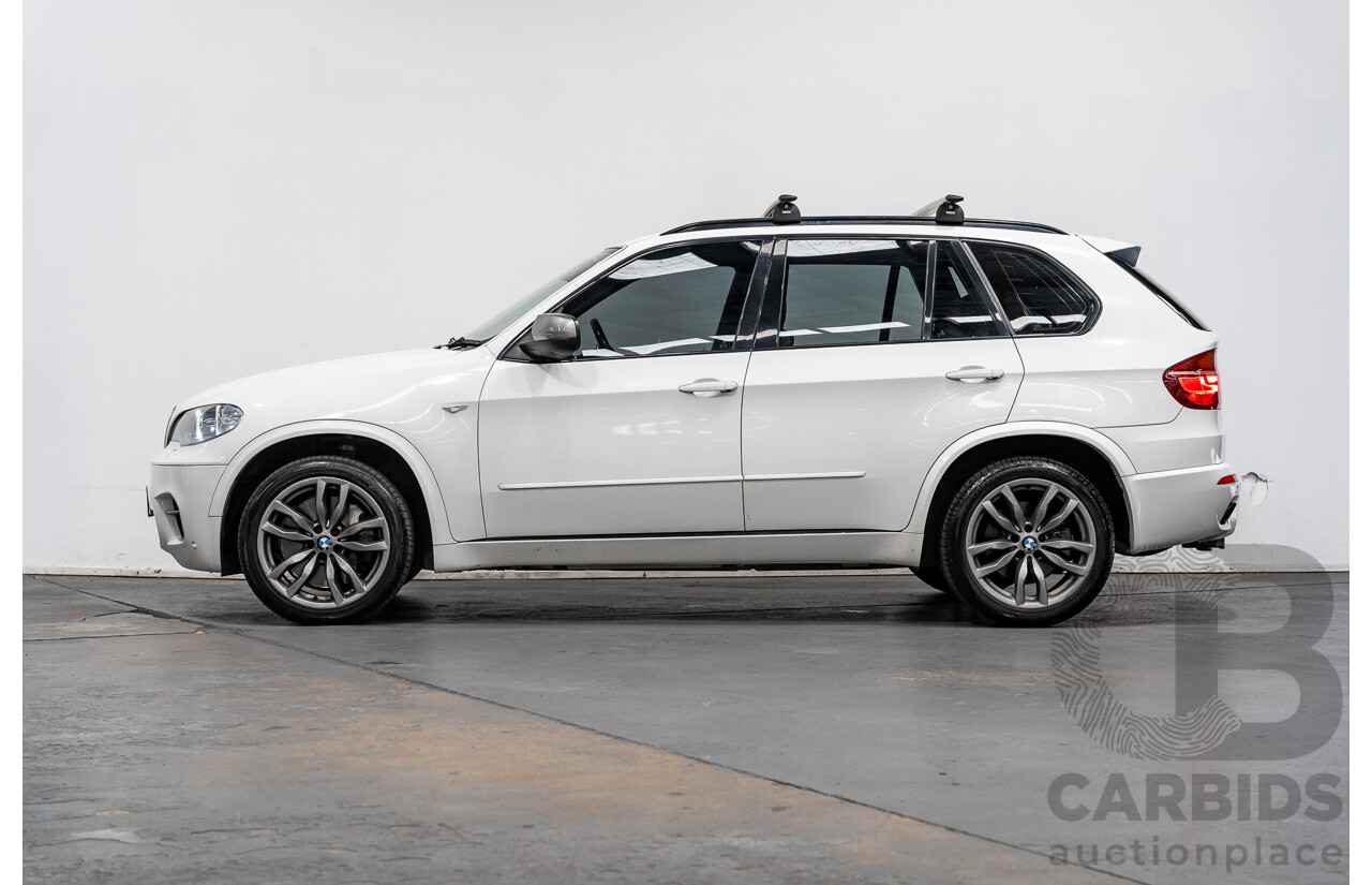 04/2013 BMW X5 M50d 4x4 E70 MY12 Upgrade 4D Wagon Alpine White Triple Turbo Diesel 3.0L