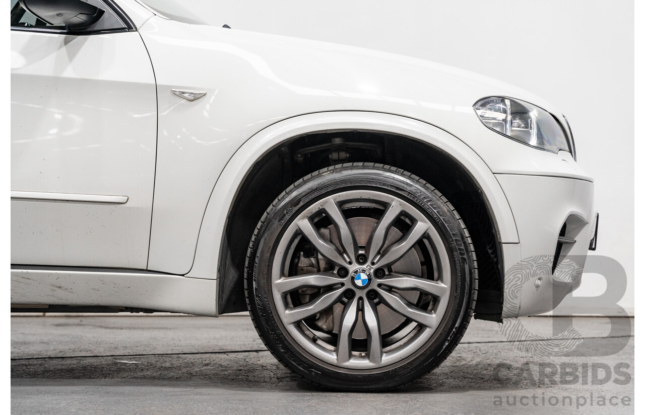 04/2013 BMW X5 M50d 4x4 E70 MY12 Upgrade 4D Wagon Alpine White Triple Turbo Diesel 3.0L