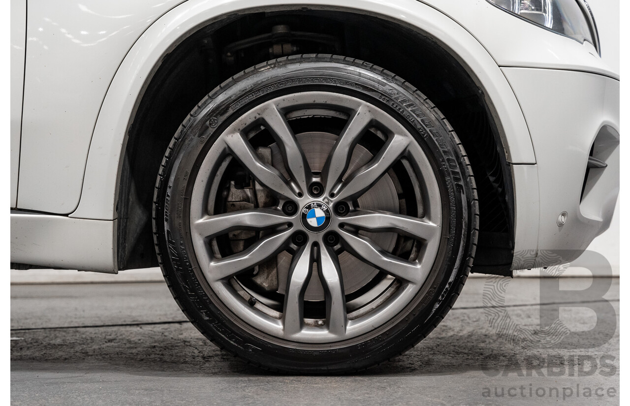 04/2013 BMW X5 M50d 4x4 E70 MY12 Upgrade 4D Wagon Alpine White Triple Turbo Diesel 3.0L