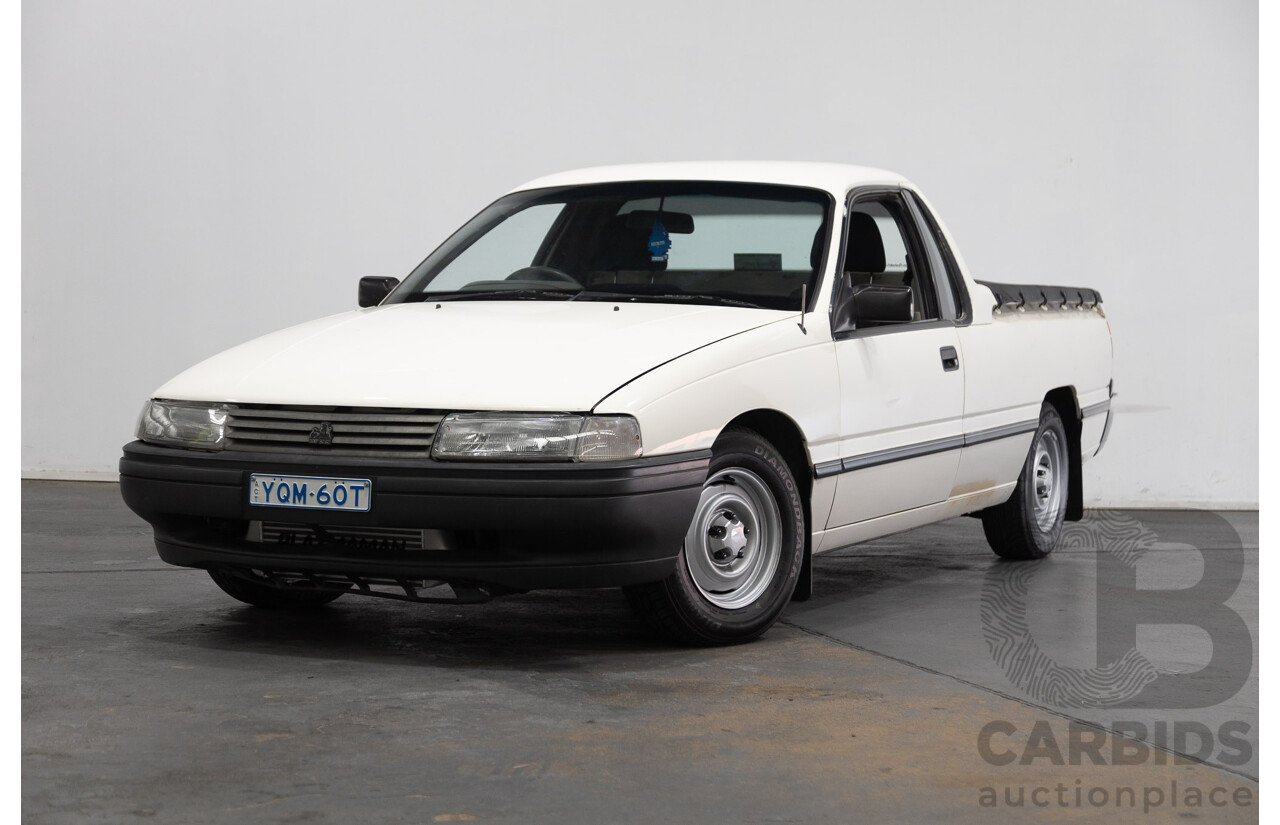 08/1990 Holden Commodore VG 2d Utility White Turbo V8 LS1 5.7L - Modified