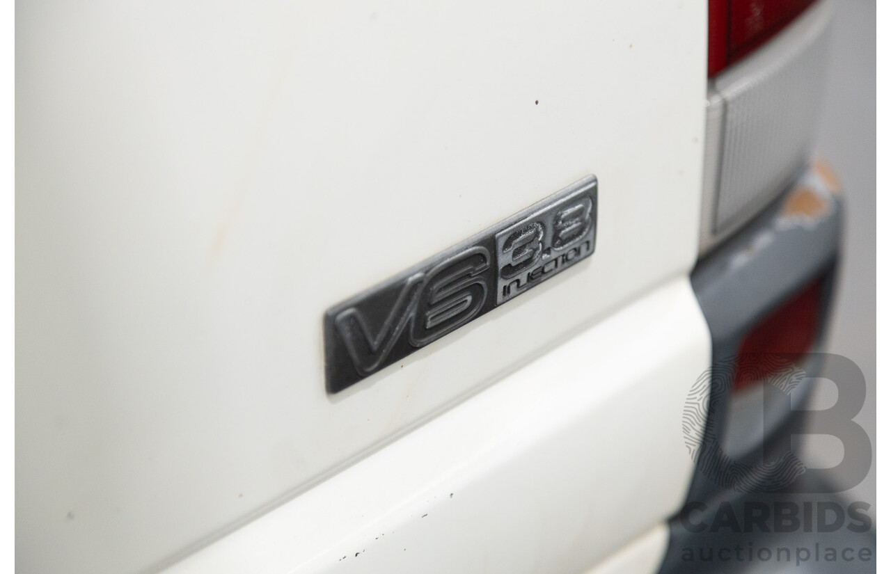 08/1990 Holden Commodore VG 2d Utility White Turbo V8 LS1 5.7L - Modified