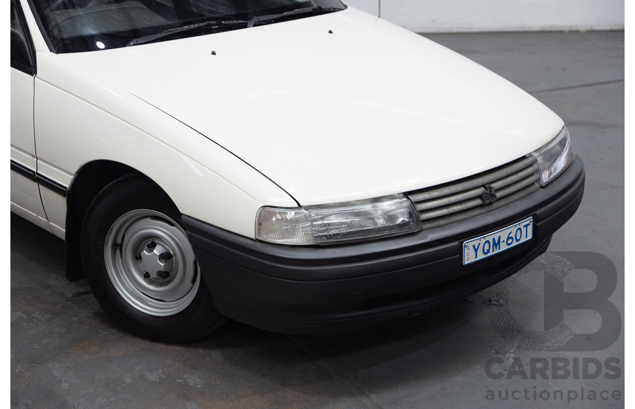 08/1990 Holden Commodore VG 2d Utility White Turbo V8 LS1 5.7L - Modified