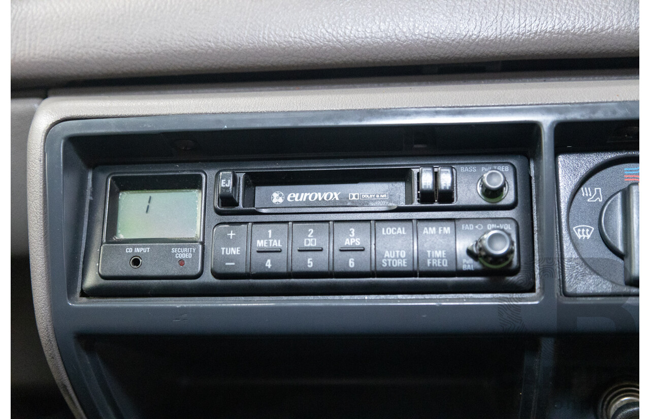 08/1990 Holden Commodore VG 2d Utility White Turbo V8 LS1 5.7L - Modified