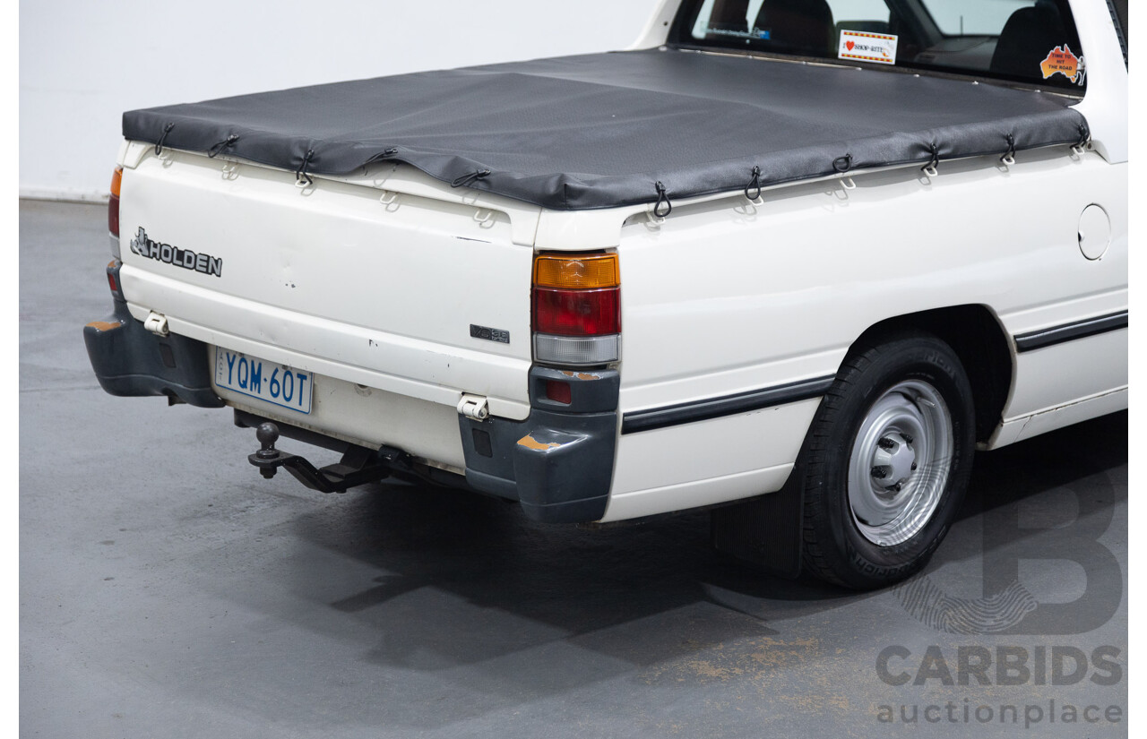 08/1990 Holden Commodore VG 2d Utility White Turbo V8 LS1 5.7L - Modified