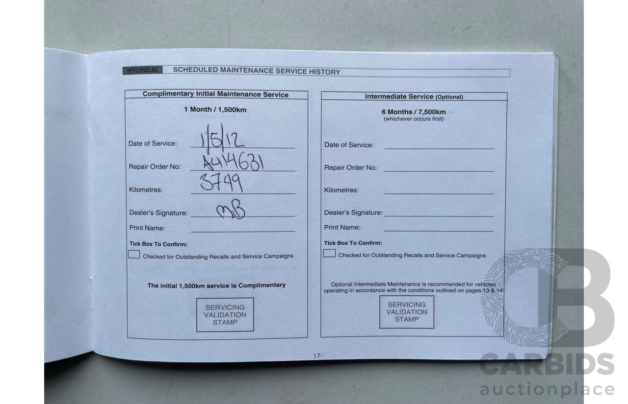 02/12 Hyundai Ix35 HIGHLANDER (AWD) AWD LM MY11 4D Wagon Grey 2.0L