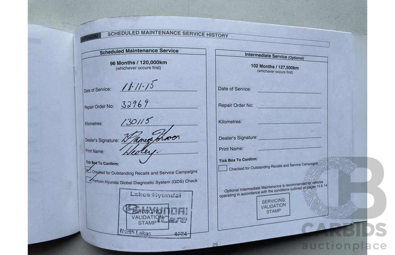 02/12 Hyundai Ix35 HIGHLANDER (AWD) AWD LM MY11 4D Wagon Grey 2.0L