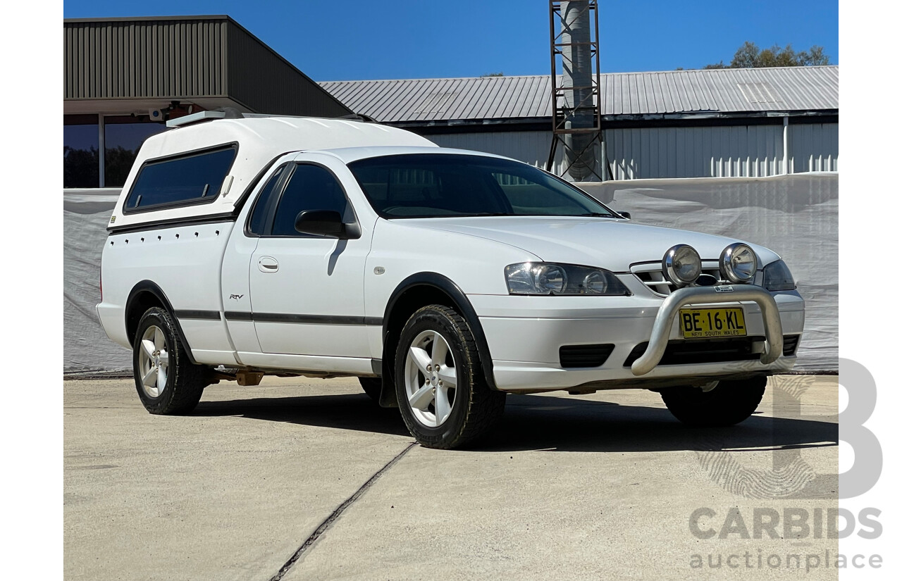 06/06 Ford Falcon RTV RWD BF Utility White 4.0L