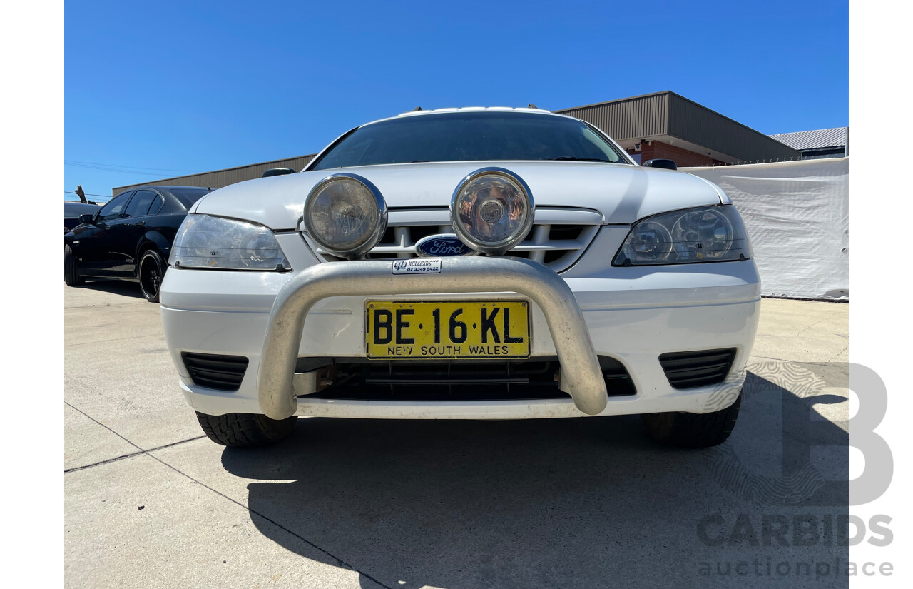06/06 Ford Falcon RTV RWD BF Utility White 4.0L