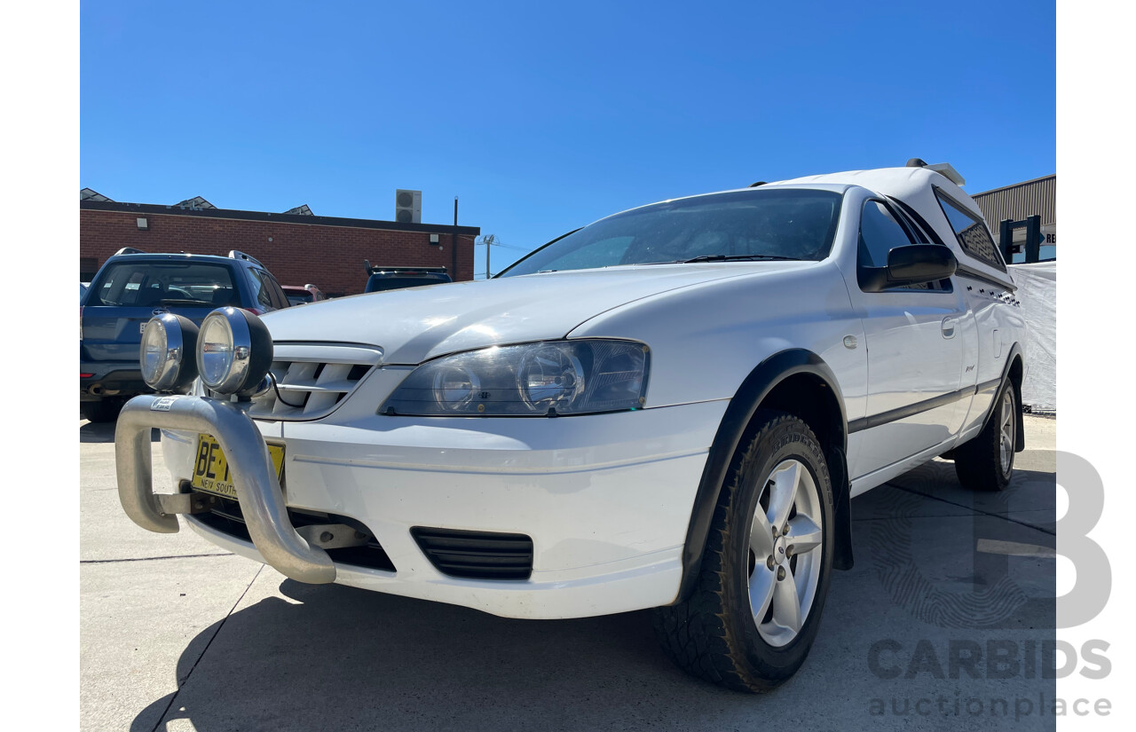 06/06 Ford Falcon RTV RWD BF Utility White 4.0L
